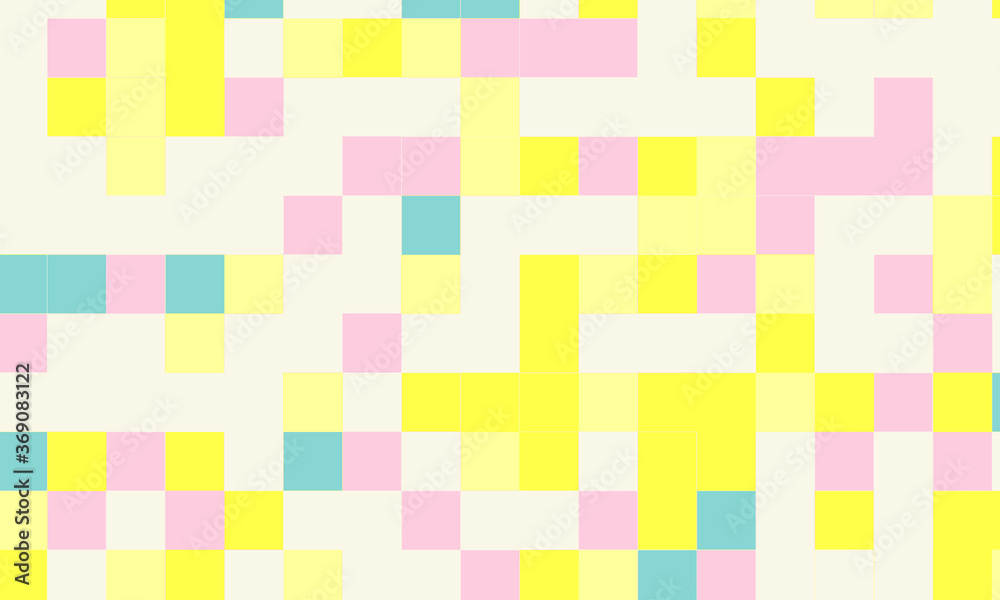 Abstract square pixel mosaic colorful background geometric seamless pattern in pastel colors. 8 bit Abstract square pixel mosaic colorful background geometric seamless pattern in pastel colors. 8 bit
