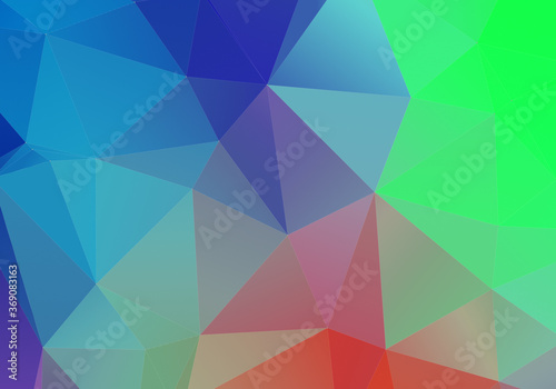 Abstract colorful triangle background. 3D render triangles modern for background wallpaper and Business template.