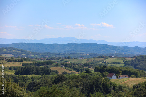 Obraz na płótnie landscape with mountains w salonie