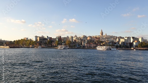 view of the city from the river