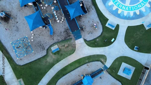 Aerial view of playground at Heritage Park photo