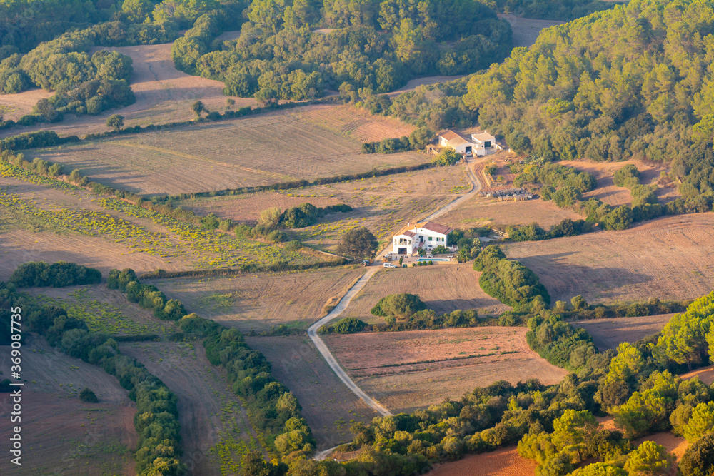 Rural landscape of beautiful Menorca island, Balearic islands, Spain