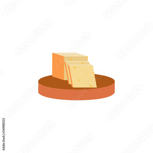 bslonoan cheese colored icon. Signs and symbols can be used for web, logo, mobile app, UI, UX photo