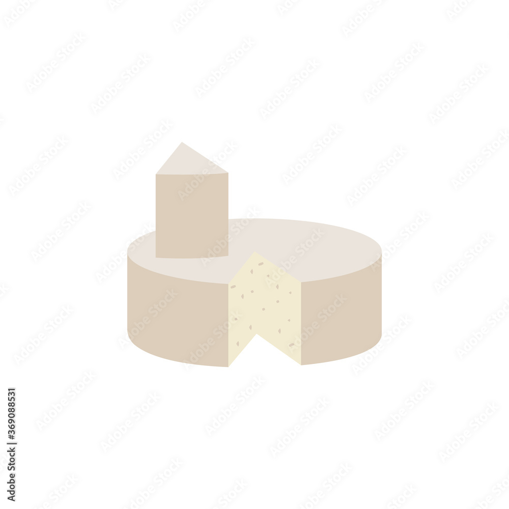 Obraz premium pepato cheese colored icon. Signs and symbols can be used for web, logo, mobile app, UI, UX