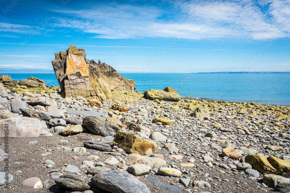Rocky Shore In North Devon, Clovelly Rocky Shore In North Devon, Clovelly