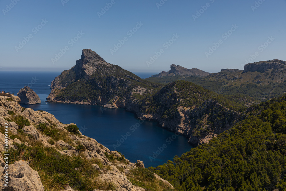 Fototapeta premium Vacation in Spain ,Palma de mallorca,Es Colomer