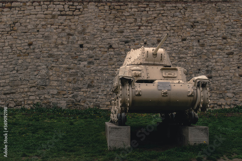 Italian medium tank, Carro Armato without treads as seen on the Belgrade fort Kalemegdan