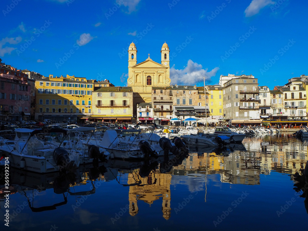 The Old Harbor in Bastia - Le Vieux Port de Bastia - El Antiguo Puerto de Bastia - U Vechju Portu di Bastia 