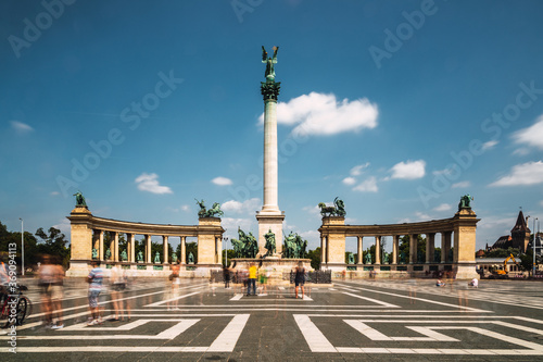 Millennium Monument on the Heroes' Square