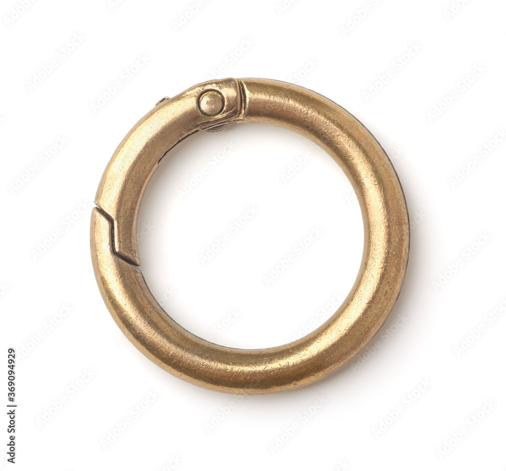 Old empty bronze keyring Old empty bronze keyring