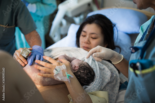 Moments After Giving Birth