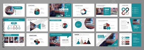 Brochure design set
