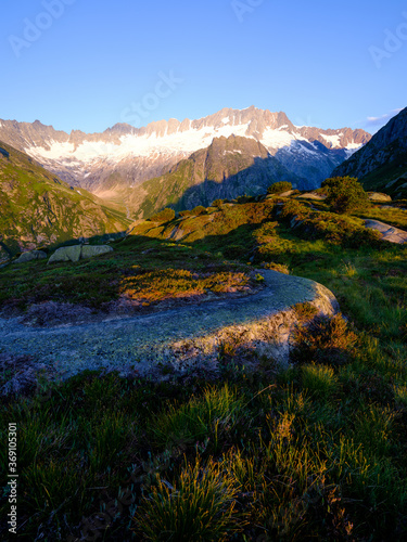 Sunrise at G√∂scheneralp photo