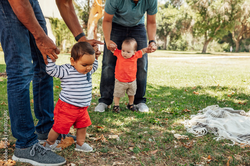 Fathers Walk with Kids photo