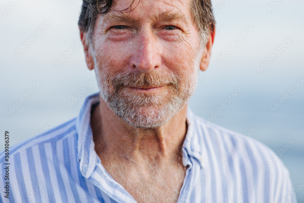A Man on the Beach A Man on the Beach