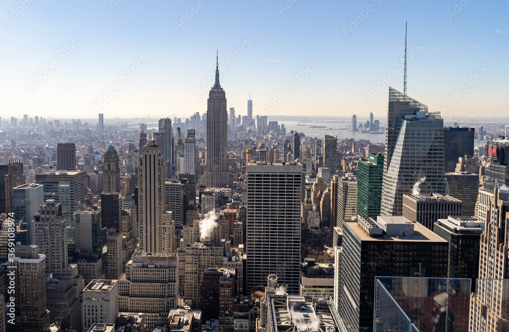New York Manhattan Skyline.
