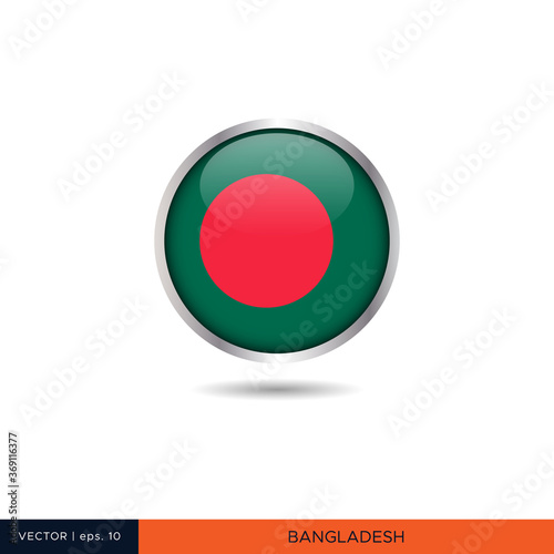 Bangladesh round flag vector design. Free Download Bangladesh round flag vector design. - GFXLoad