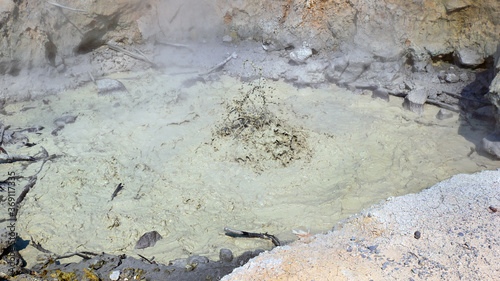 Sulpher Works at Lassen Volcanic National Park, California, USA