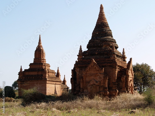 pagodas in bagan photo