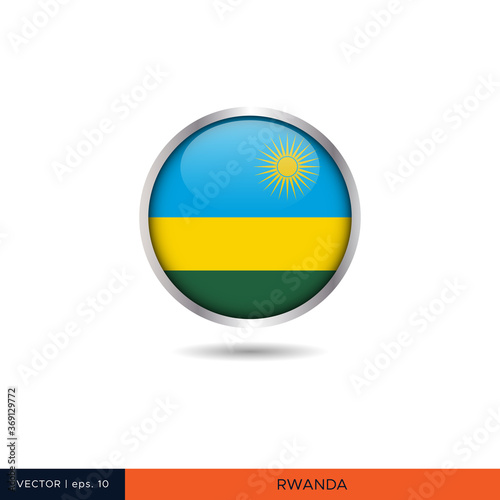 Free Download Rwanda round flag vector design. - GFXLoad