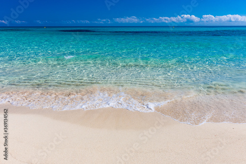 Beautiful sandy beach of Cala Mesquida  Mallorca  Balearic islands  Spain