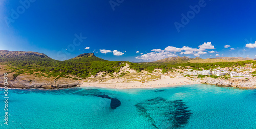 Beautiful sandy beach of Cala Mesquida, Mallorca, Balearic islands, Spain © Martin Valigursky