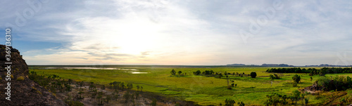 Panoramic View from Ubirr  Kakadu
