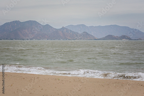 Vietnam ocean road from Mui Ne to Phan Rang