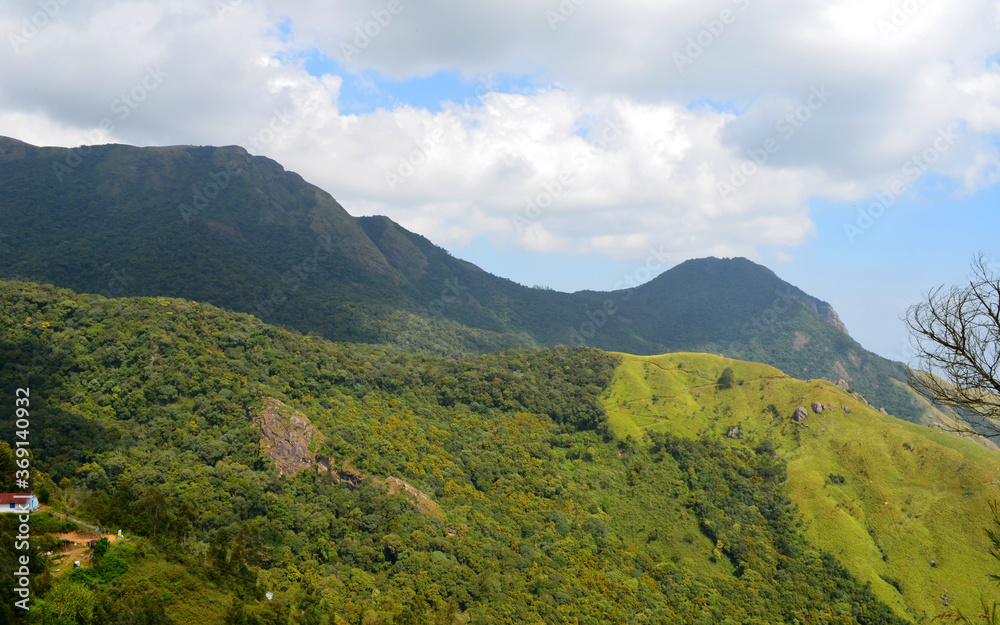 Fototapeta premium mountain landscape with clouds