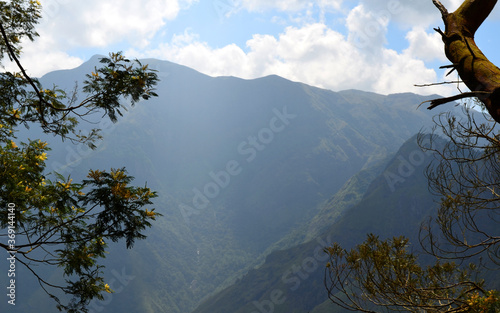 time lapse clouds over the mountains