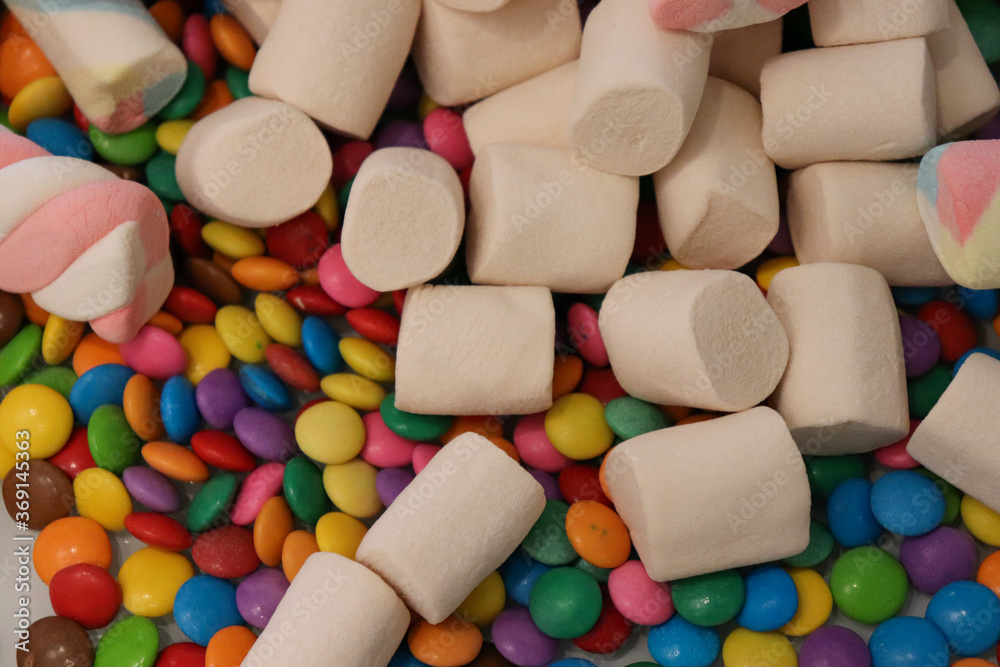 Different sweets decorating a beautiful party table. Different sweets decorating a beautiful party table.