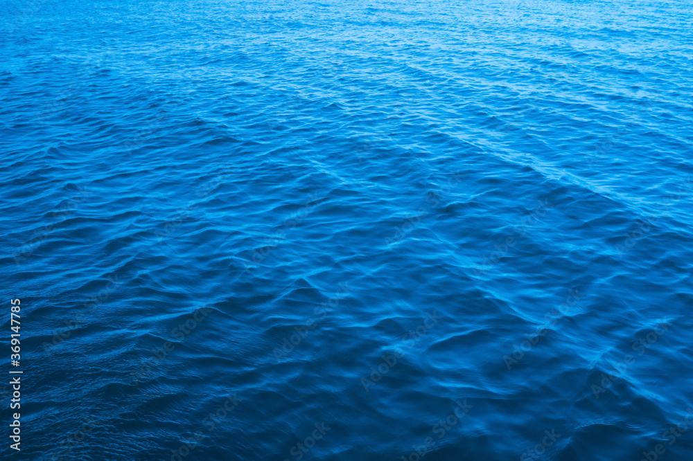 Beautiful ripply sea water surface as background