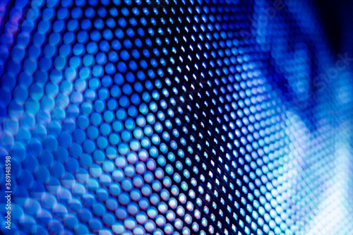 CloseUp LED blurred screen. LED soft focus background. abstract background ideal for design.