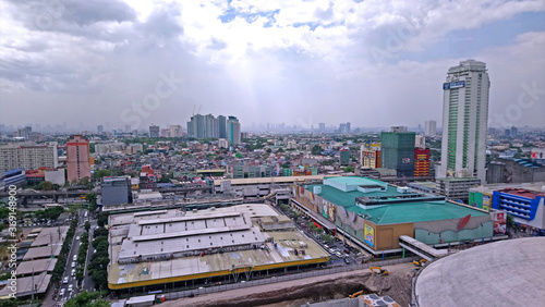 Quezon city view from the top in Quezon City, Philippines photo