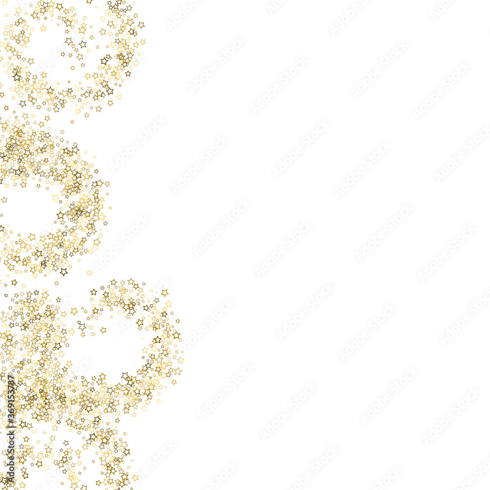 Gold Glitter Stars. Luxury Shiny Confetti. Gold Glitter Stars. Luxury Shiny Confetti.