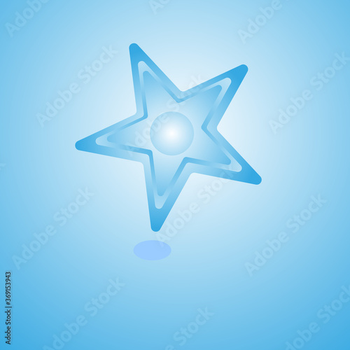 single star icon vector illustration