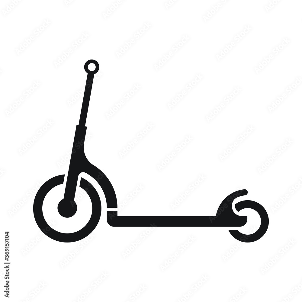 Scooter icon design isolated on white background Scooter icon design isolated on white background