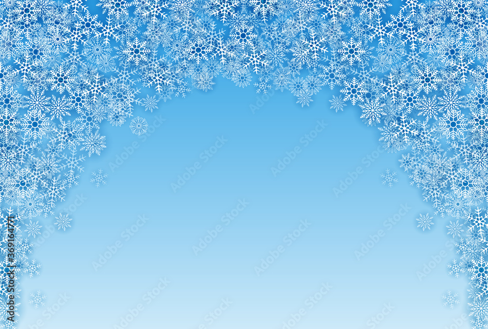 クリスマス　雪　冬　背景 
