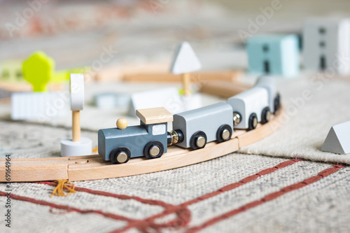 Wooden Train Toy