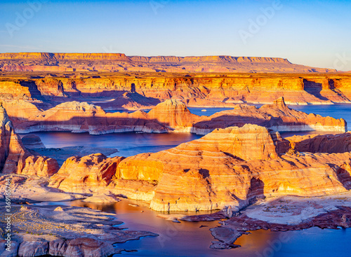 sunset at lake powell photo