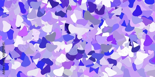 Light purple vector template with abstract forms.