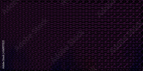 Wallpaper Mural Light purple, pink vector gradient polygon texture. Torontodigital.ca