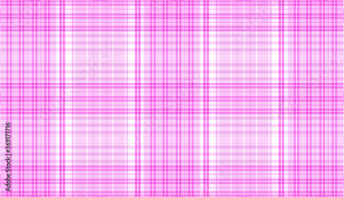 2 Tone Pink & White Plaid Seamless Pattern -Textile - Wallpaper - Background