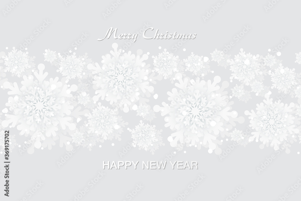 Vector banner for Christmas, New Year, snowflakes Vector banner for Christmas, New Year, snowflakes