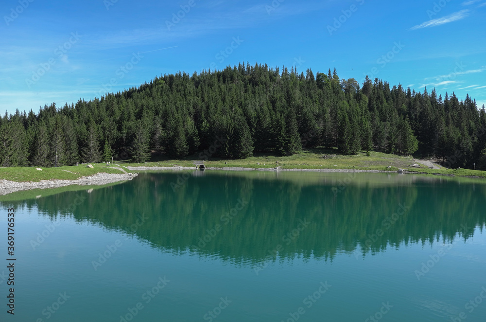 Mountain Lake in Austria, Europe Mountain Lake in Austria, Europe