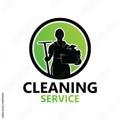 Cleaning Service Logo Template Design Vector