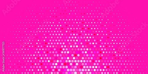 Light Pink vector background with bubbles. Abstract illustration with colorful spots in nature style. Pattern for websites.