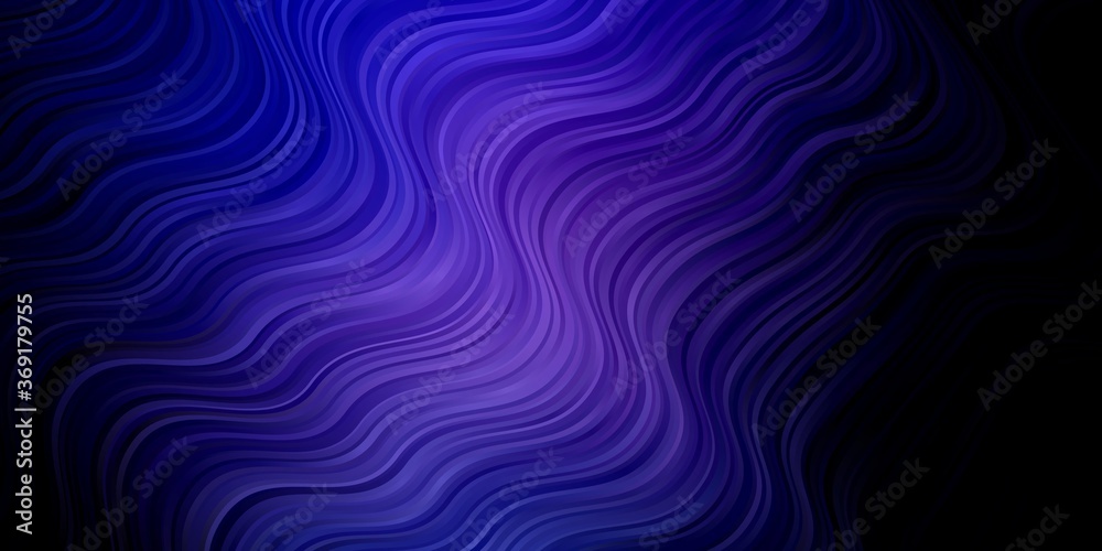 Dark Pink, Blue vector pattern with wry lines. Colorful illustration, which consists of curves. Pattern for busines booklets, leaflets