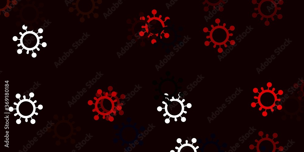 Light orange vector pattern with coronavirus elements. Light orange vector pattern with coronavirus elements.