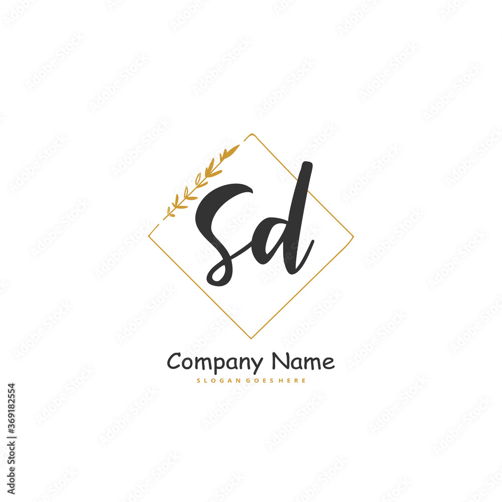 S D SD Initial handwriting and signature logo design with circle. Beautiful design handwritten logo for fashion, team, wedding, luxury logo. S D SD Initial handwriting and signature logo design with circle. Beautiful design handwritten logo for fashion, team, wedding, luxury logo.